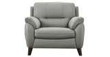 Lara Leather Sofa Collection, Silver Gray