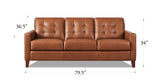 Aiden Leather Sofa Collection