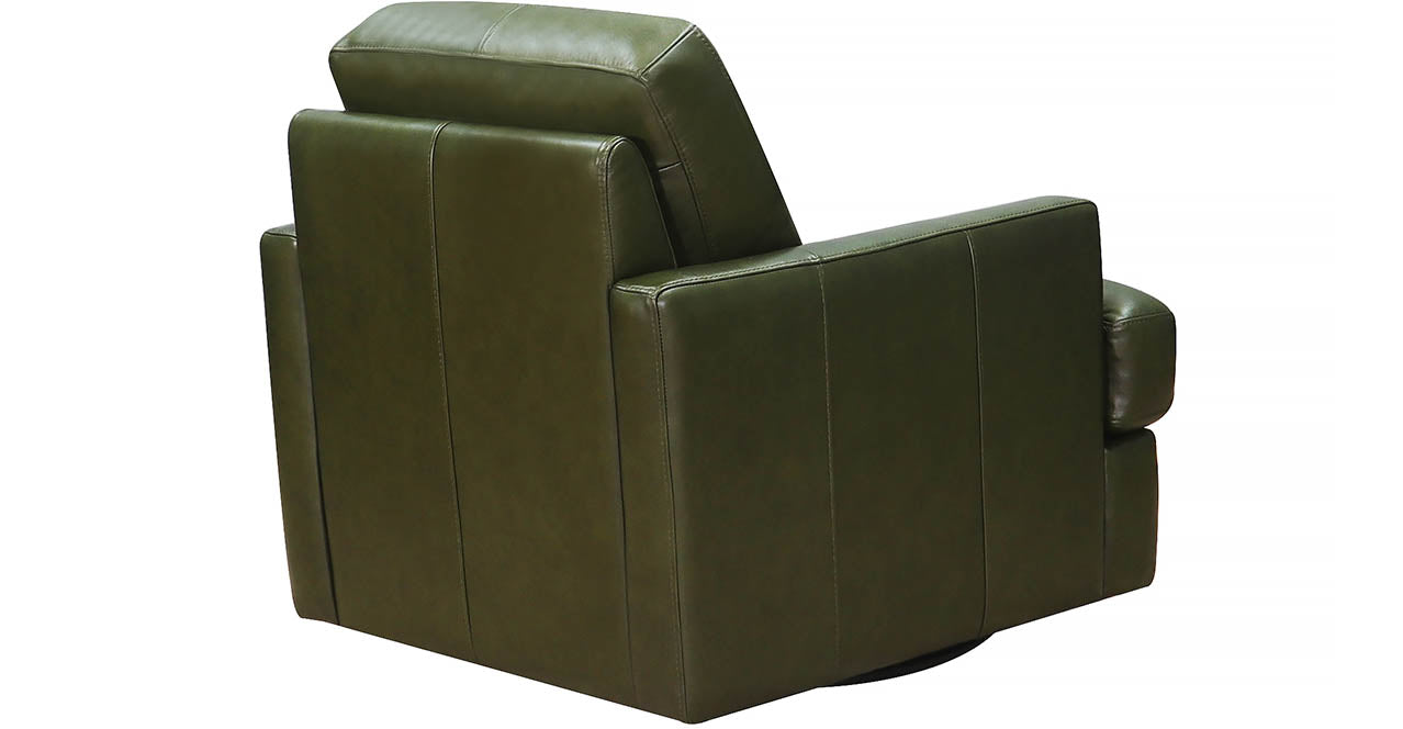 Georgia Swivel Leather Chair