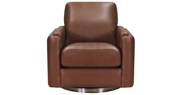 Elm Swivel Leather Chair