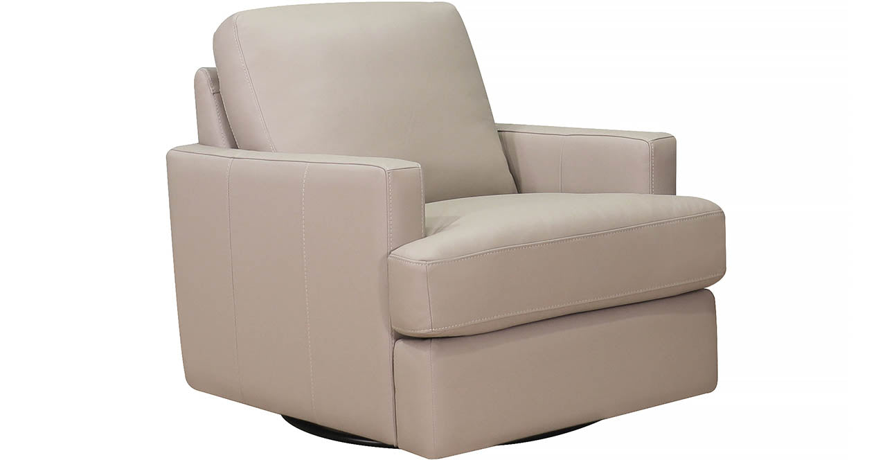 Georgia Swivel Leather Chair