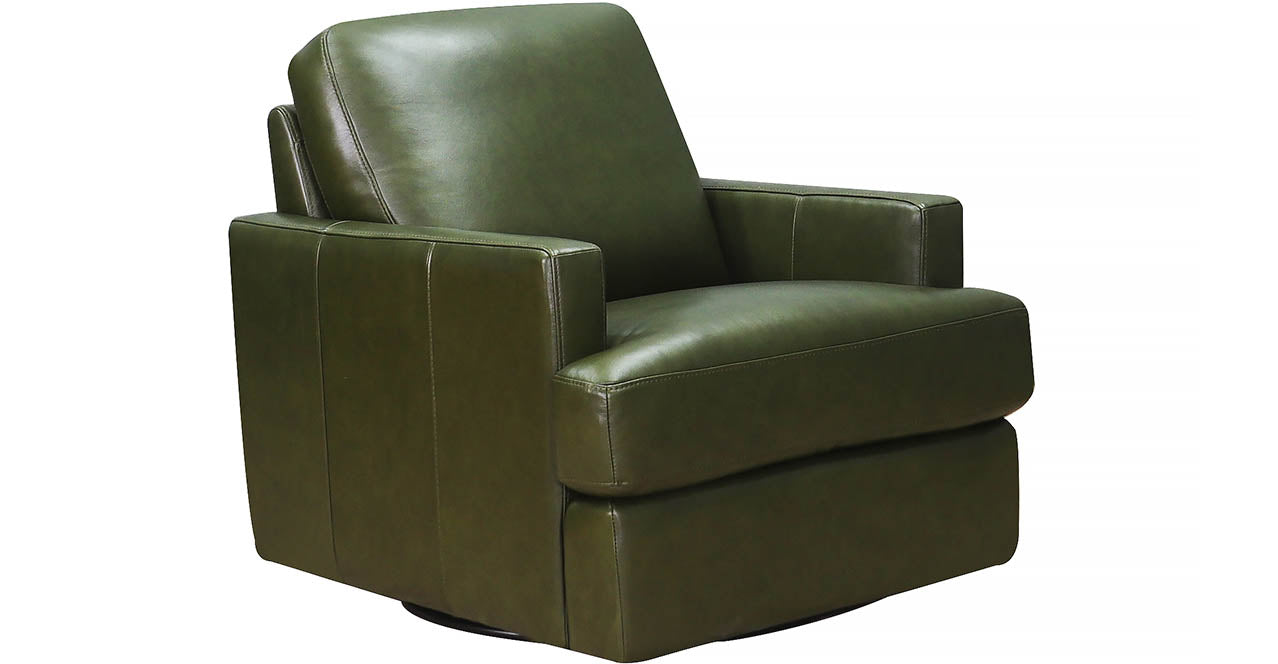 Georgia Swivel Leather Chair
