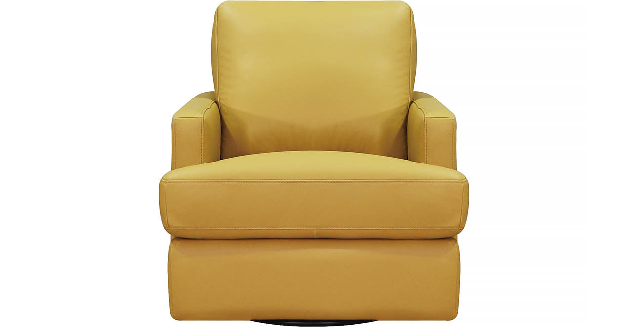 Georgia Swivel Leather Chair
