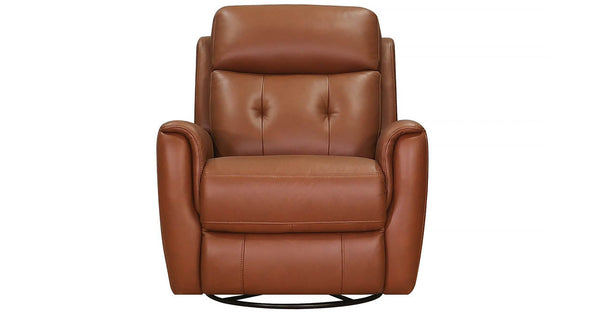 Torino Power Headrest Swivel Glider Leather Recliner