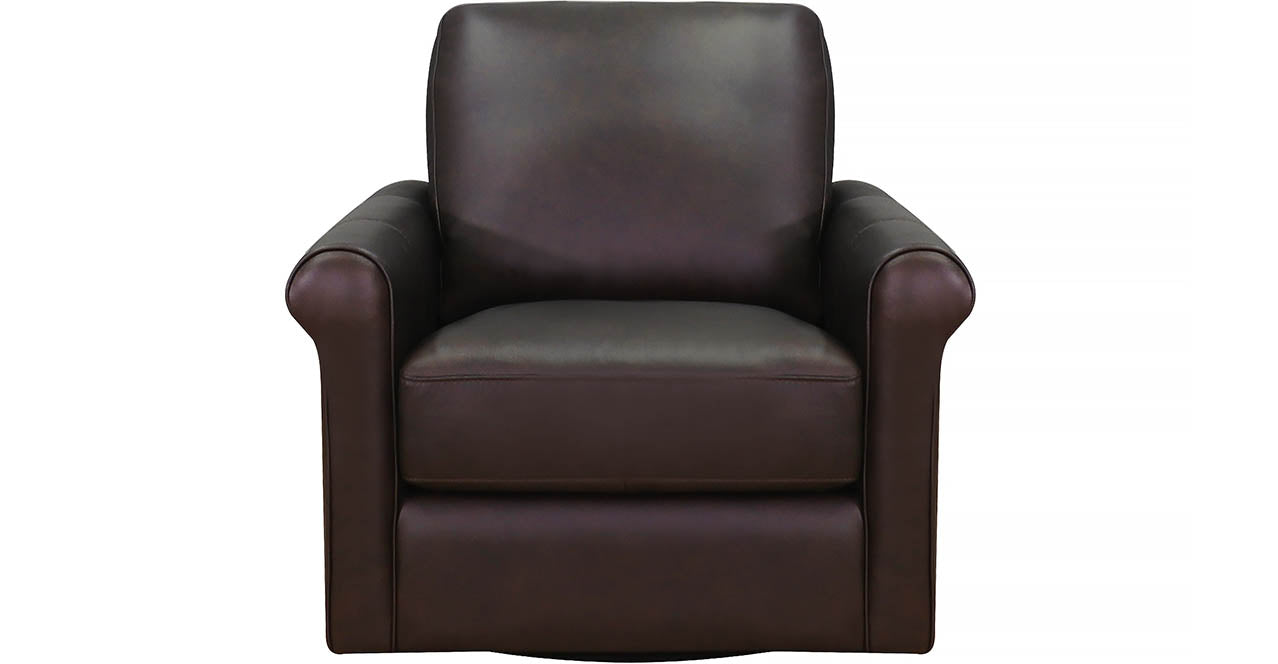 Brookfield Swivel Leather Chair