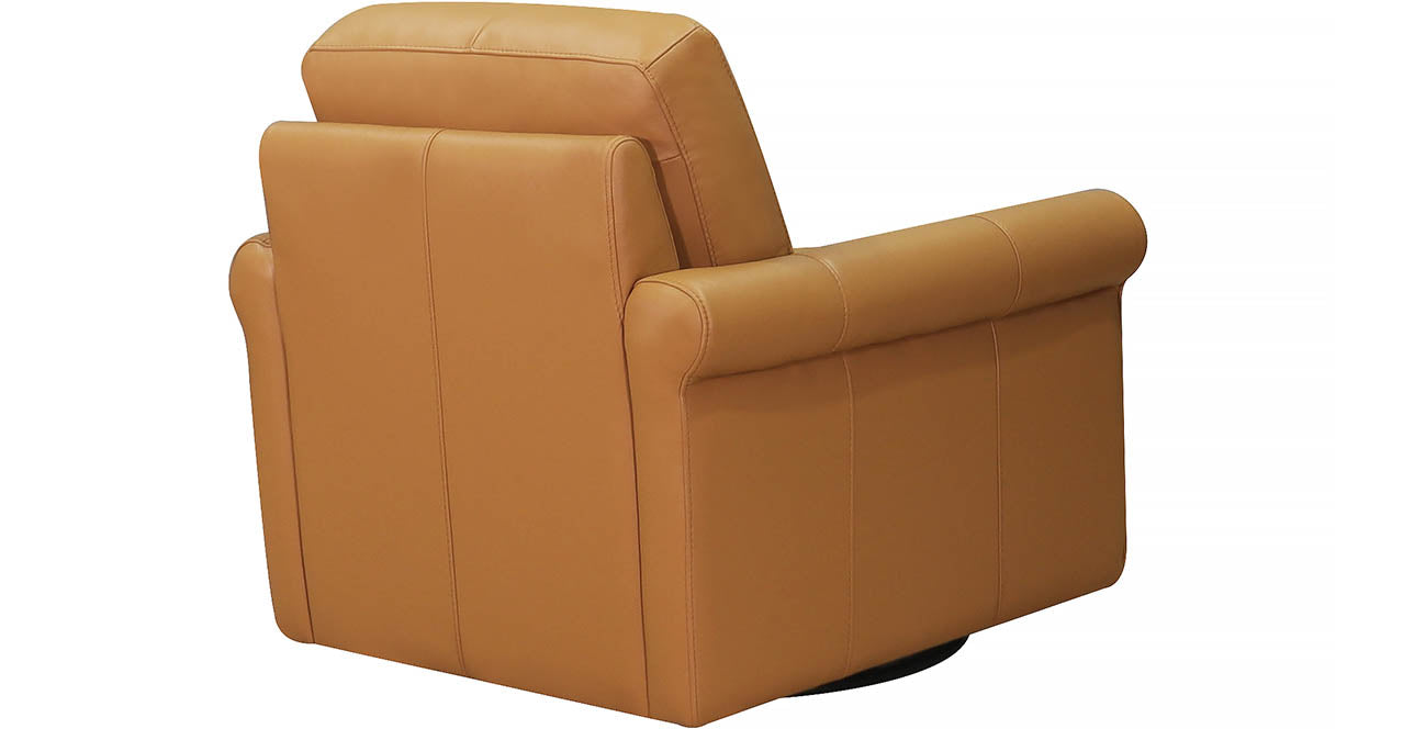 Brookfield Swivel Leather Chair