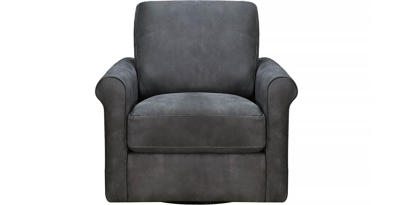 Brookfield Swivel Leather Chair
