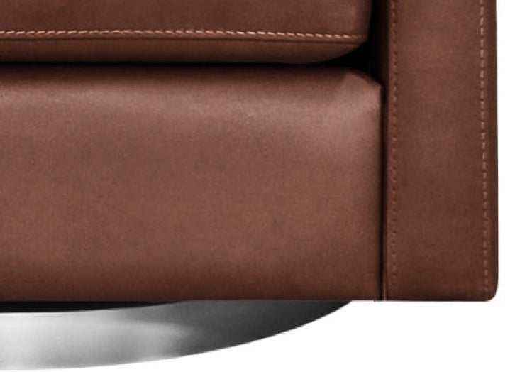 Ashby Swivel Leather Chair