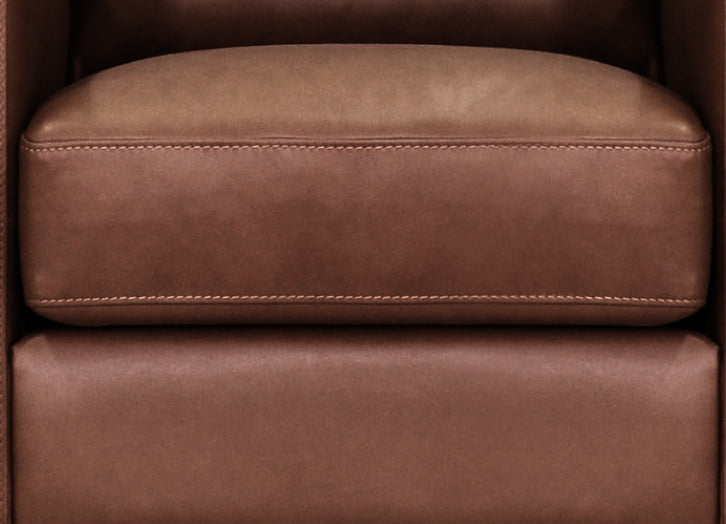Ashby Swivel Leather Chair