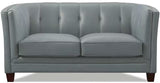 Albion Leather Sofa Collection, Slate Gray