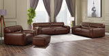 Nylah Leather Sofa Collection, Brown