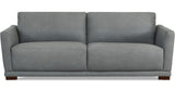 Mary Leather Sofa Collection, Slate Gray