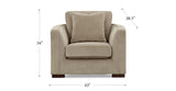 Albert Fabric Sofa Collection, Sand