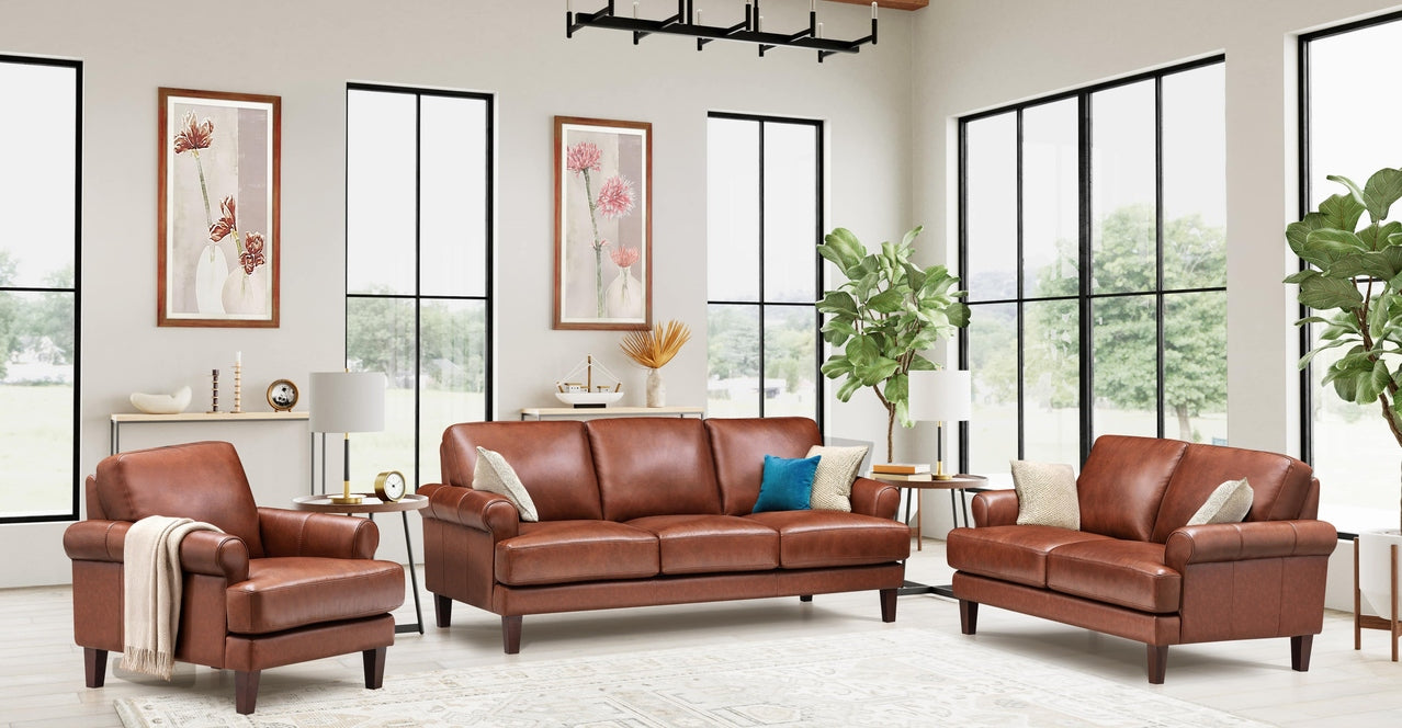 Dawn Leather Sofa Collection
