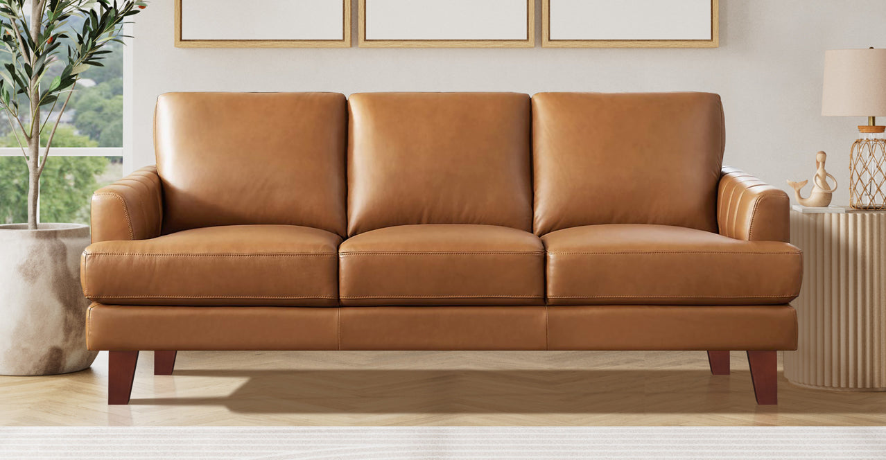 Cassia Leather Sofa Collection
