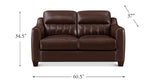 Uptown Leather Sofa Collection