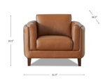 Maui Leather Sofa Collection