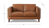 Maui Leather Sofa Collection