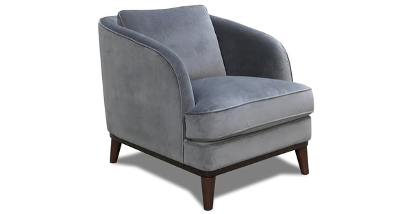 Ashland Fabric Chair, Dark Gray