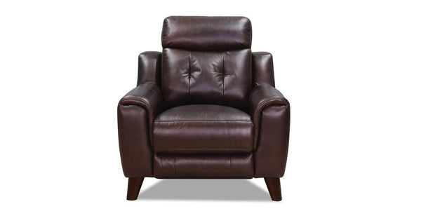 Torino Power Headrest, Lumbar, Zero Gravity Waxy Pull-up Leather Recliner, Umber