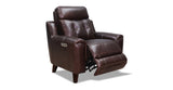 Torino Power Headrest, Lumbar, Zero Gravity Waxy Pull-up Leather Recliner, Umber