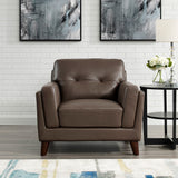 Huntington Leather Sofa Collection, Granite Gray