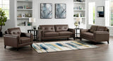 Huntington Leather Sofa Collection, Granite Gray