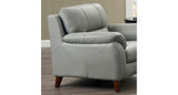 Lara Leather Sofa Collection, Silver Gray